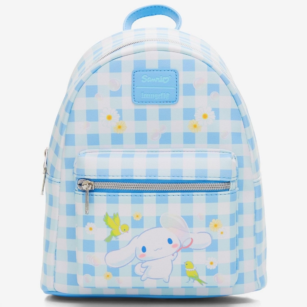 Loungefly Cinnamoroll Daisy Gingham Mini Backpack